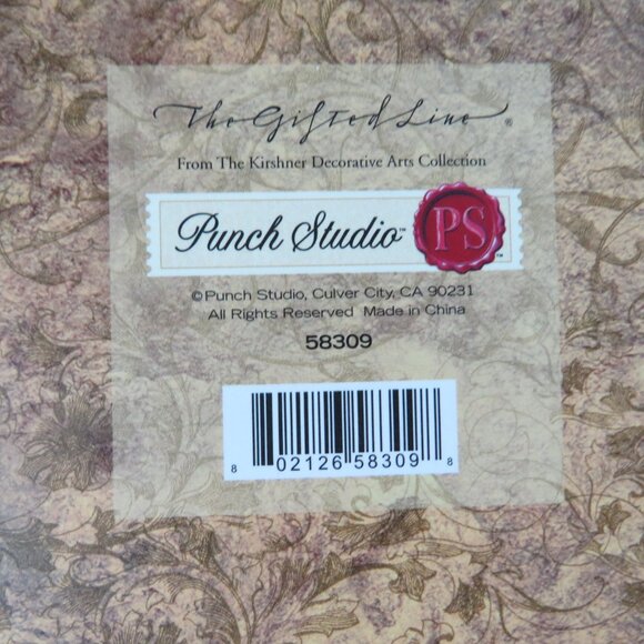 Vintage Punch Studio Renaissance Angel Playing Lute Keepsake Storage Gift Box - Picture 7 of 12